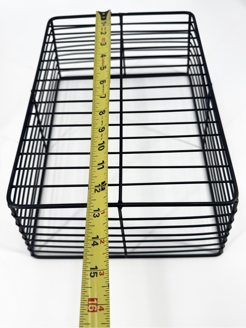 Set-of-2 Black Metal Wire Nesting (Large/Small) Baskets - Picture 13 of 13